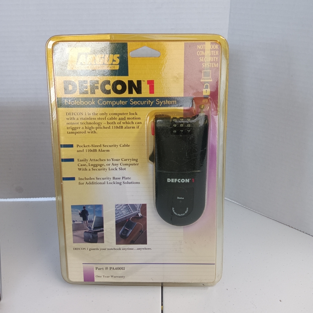 Tragus Defcon notebook computer security system